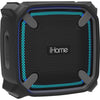 iHome iBT371 Waterproof Bluetooth Wireless Speaker with Accent Lighting Black/Grey - 78-120410 - Mounts For Less