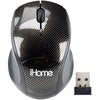 iHome Wireless Optical Notebook Mouse With Nano USB Receiver Black - 35-0088 - Mounts For Less