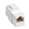 Keystone connector Cat5e/Cat6 Female White - - Mounts For Less