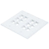 Keystone dual 2 gang wallplate white 2 x 6 bays (12 Total) - - Mounts For Less