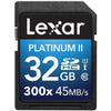 Lexar LSD32GBBBNL300 Platinum II SDHC Card 300X Class 10 UHS-I Of 32 GB - 77-0104 - Mounts For Less