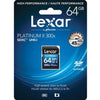 Lexar LSD64GBBBNL300 Platinum II SDXC Card 300X Class 10 UHS-I Of 64 GB - 77-0105 - Mounts For Less