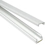 Linkit Security PCV Cables Raceway White Paintable And Self-Adhesive #2 1M Long 20mm x 10mm - - Mounts For Less