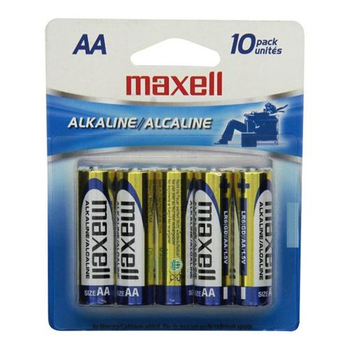 Maxell - AA Alkaline Batteries, 10 Pack - 68-0014 - Mounts For Less