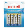 Maxell - AA Alkaline Batteries, 4 Pack - 68-0019 - Mounts For Less