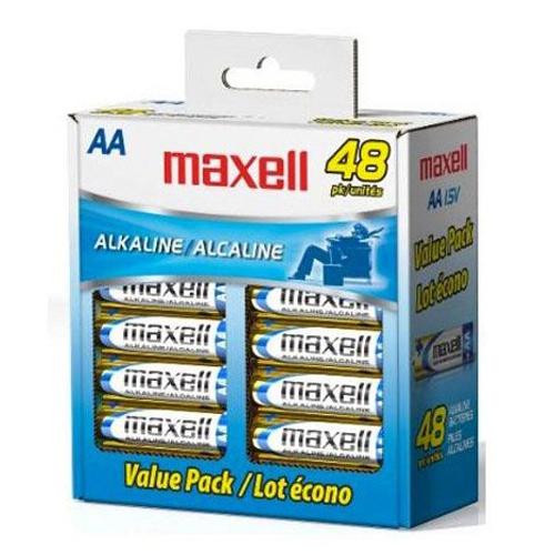 Maxell - AA Alkaline Batteries, 48 Pack - 68-0015 - Mounts For Less
