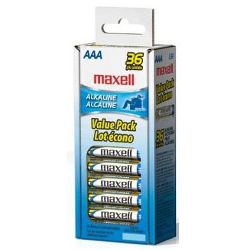 Maxell - AAA Alkaline Batteries, 36 Pack - 68-0016 - Mounts For Less