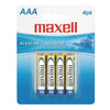 Maxell - AAA Alkaline Batteries, 4 Pack - 68-0021 - Mounts For Less