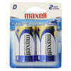 Maxell - D Alkaline Batteries, 2 Pack - 68-0012 - Mounts For Less