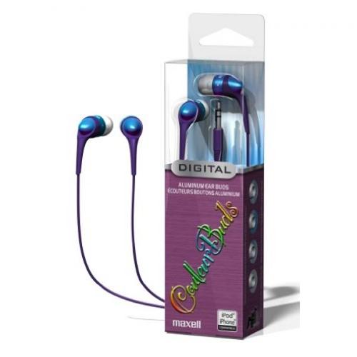 Maxell Digital earbuds assorted colors