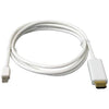 Mini DisplayPort Male cable to HDMI Male White 10ft - 79-0016 - Mounts For Less