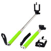 Monopod Selfie Stick Extendable Camera Holder +Phone Mount Green - 60-0103 - Mounts For Less