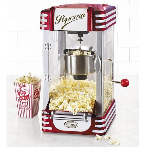 Nostalgia RHP630 Retro Popcorn Maker Hot Oil 10 Cups Red - 82-0097 - Mounts For Less