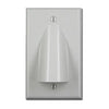 Pass-thru Wallplate for any type of cables White EXT - 05-0014 - Mounts For Less