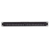 Patch Panel Cat6 24 ports with rack mount bracket UL - 90-0005 - Mounts For Less