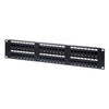 Patch Panel Cat6 48 ports with rack mount bracket UL - 90-0001 - Mounts For Less