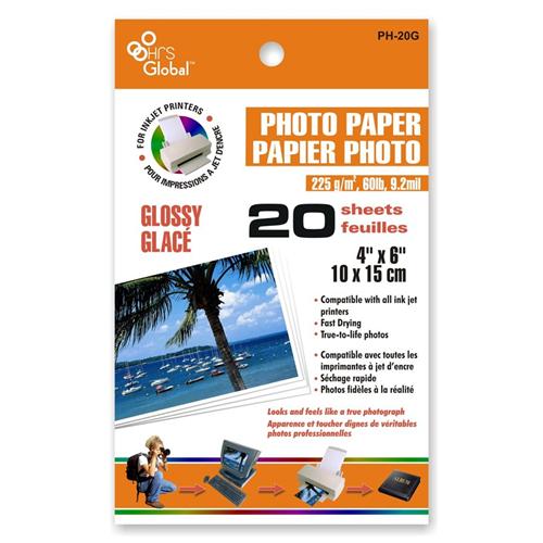 Photo Paper 4'' X 6'' Glossy 20 Sheets - 99-0125 - Mounts For Less