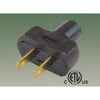 Plug for power cord with 2 prongs 18-16 AWG - 06-0085 - Mounts For Less