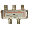 PREMIUM 4 way Coax Cable Splitter F type Screw - 5~2450 MHz - 35-0049 - Mounts For Less