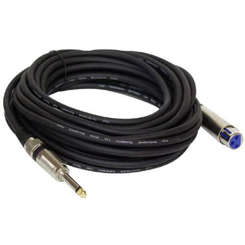 Professional Microphone Cable 1/4" Male to XLR Female 15ft - 38-0011 - Mounts For Less