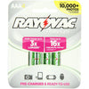 Rayovac Platinum 4xAAA rechargeable Battery Ni-MH 750 mAh 300x - 68-0009 - Mounts For Less