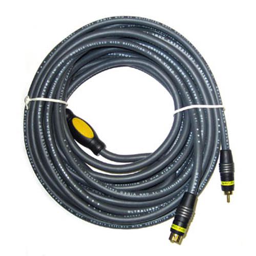S-Video Cable 25 ft Male to RCA Male Black - 34-0025 - Mounts For Less