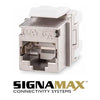 Signamax Keystone Connector Cat6a RJ-45 Punch Type 110 Female SHIELDED - 88-0086 - Mounts For Less