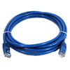 TechCraft Câble ethernet réseau Cat5e 350MHz RJ-45 100 Feet Blue - 89-1134 - Mounts For Less