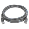 TechCraft Cat5e Ethernet Network Cable 350 MHz RJ-45 1 Foot Gray - 89-0965 - Mounts For Less