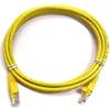 TechCraft Cat5e Ethernet Network Cable 350 MHz RJ-45 12 Feet Yellow - 89-1052 - Mounts For Less