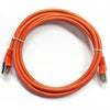 TechCraft Ethernet cable network Cat5e RJ-45 shielded 100 ft Orange - - Mounts For Less