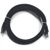 TechCraft Ethernet cable network Cat5e RJ-45 shielded 20 ft Black - - Mounts For Less