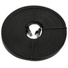 TechCraft Ethernet FLAT cable network Cat5e RJ-45 100ft BLACK - - Mounts For Less