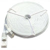 TechCraft Ethernet FLAT cable network Cat6 RJ-45 3ft White - - Mounts For Less