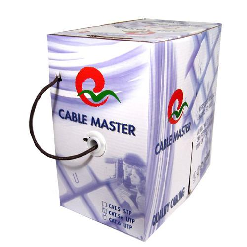 TechCraft Network cable Cat5e UTP FT4/CMG cUL Stranded Black 1000' - 98-CZ-STR350-10BK - Mounts For Less