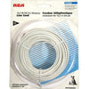 Telephone & alarm 4 conductors 22 AWG flat 50ft White - 89-0188 - Mounts For Less