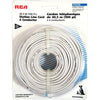 Telephone & alarm 4 conductors 22 AWG round 100ft White - 89-0190 - Mounts For Less