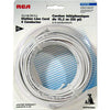 Telephone & alarm 4 conductors 22 AWG round 50ft White - 89-0187 - Mounts For Less