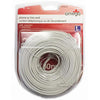 Telephone Cord 4 conductors M/M flat 100ft White - 89-0244 - Mounts For Less