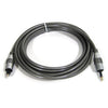 Toslink to Mini-Toslink Audio Fiber Optic Cable 12 ft - - Mounts For Less