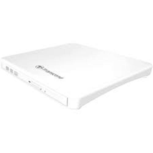 Transcend 8X External DVD Writer Slim USB White - 99-0095 - Mounts For Less