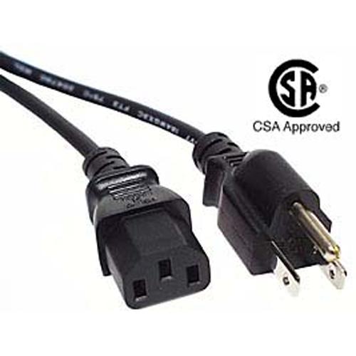 Universal power cord for computers and other components 15ft - 06-0010 - Mounts For Less