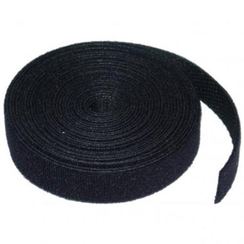 Velcro Cable Tie Roll 3/4" x 15 ft black - 67-0002 - Mounts For Less