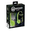 Wicked Audio Naga Stereo Headset Choice Of Green Or Red - - Mounts For Less
