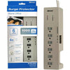 Woods Surge Protectors 6 outlets 1000 Joules 4ft - 06-0114 - Mounts For Less
