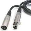 XLR Microphone and more cable Male to Female - 15FT - 38-0004 - Mounts For Less